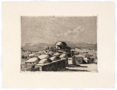 Jerusalem, Churwah by Hermann Struck